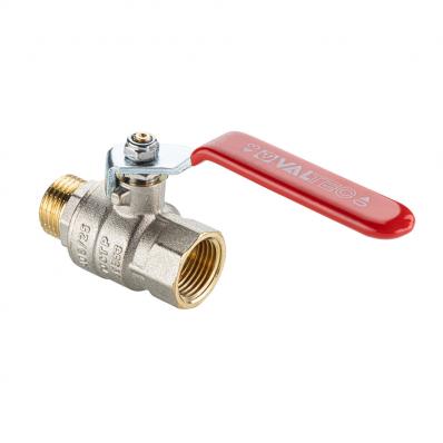 Кран шаровой BASE-ГОСТ полнопроходной с рукояткой-рычагом вн.-нар. DN15 PN40 1/2"